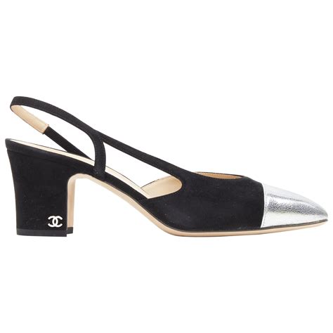 chanel mid heels